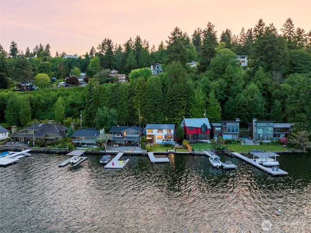 13190 Riviera Pl NE, Seattle, WA 98125 - aerial view of a large body of water and a tree filled landscape