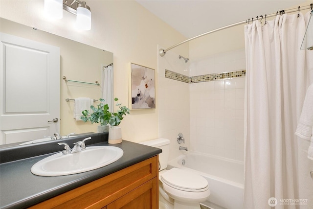 21307 48th Ave W Unit C211, Mountlake Terrace, WA 98043 - bathroom with vanity and shower / bathtub combination with curtain