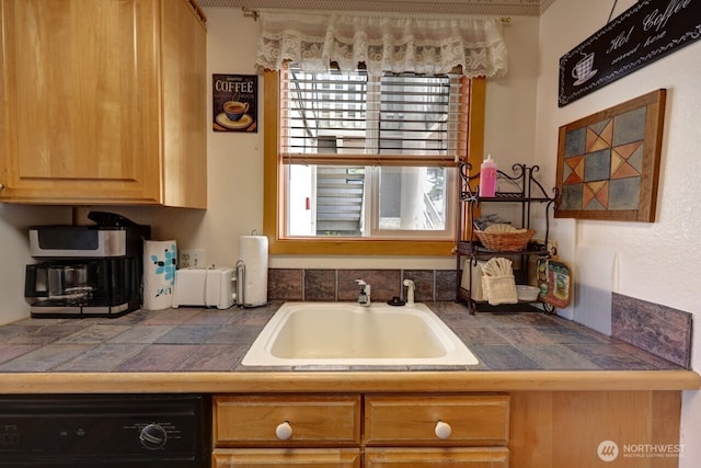 210 26th Street Nw 203&04, Long Beach, WA 98631 - kitchen featuring dishwasher and tile counters
