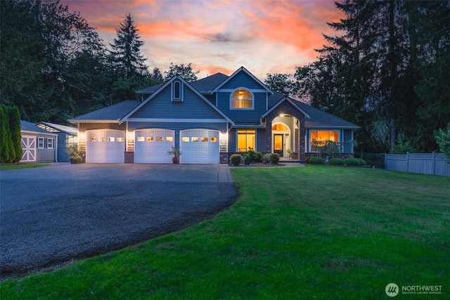 1122 36th Ave NE, Olympia, WA 98506 - view of front of home with driveway and an attached garage