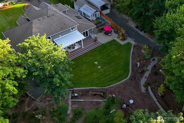 1122 36th Ave NE, Olympia, WA 98506 - view from above of property