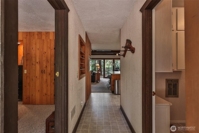 24302 Saddle St, Leavenworth, WA 98826 - hallway featuring a textured ceiling