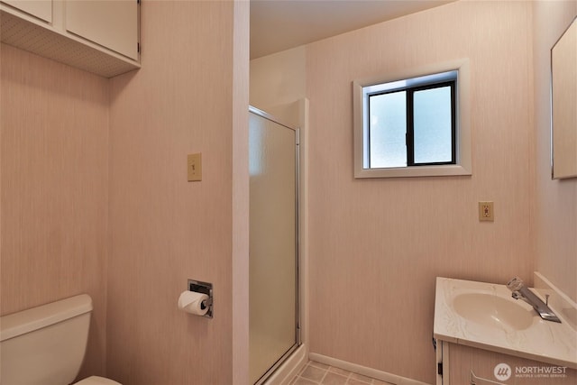 24302 Saddle St, Leavenworth, WA 98826 - bathroom with a shower stall and vanity