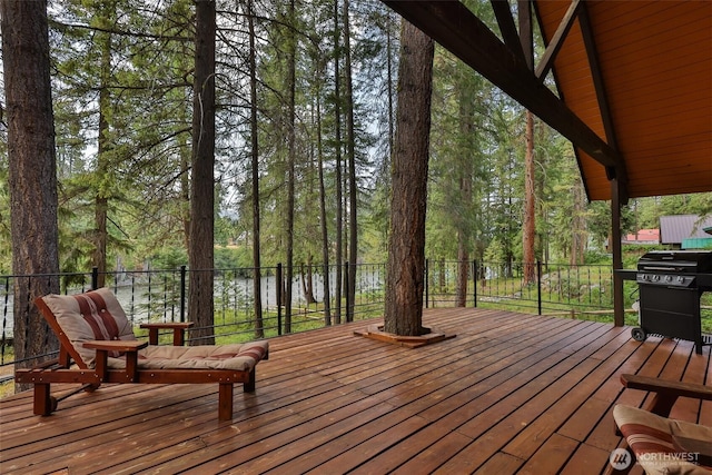 24302 Saddle St, Leavenworth, WA 98826 - wooden terrace featuring area for grilling