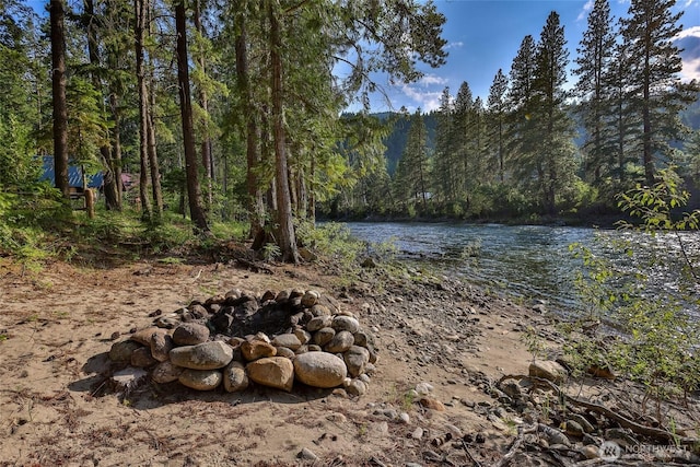 24302 Saddle St, Leavenworth, WA 98826 - water view featuring a forest