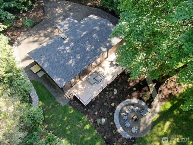 1524 Toe Jam Hill Rd NE, Bainbridge Island, WA 98110 - aerial view of property and surrounding area