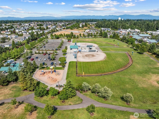 5040 Mill Pond Loop SE, Auburn, WA 98092 - bird's eye view of a mountain backdrop