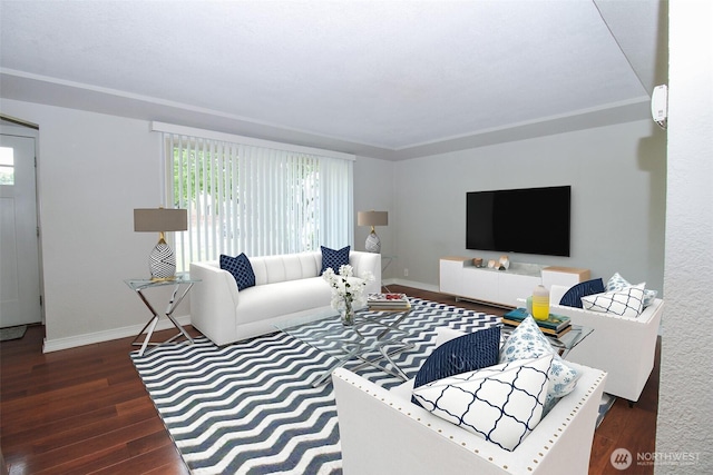 7014 S Fife St, Tacoma, WA 98409 - living room featuring wood finished floors and baseboards