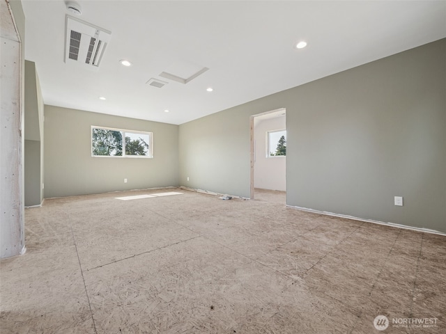 724 6th Ave SW, Puyallup, WA 98371 - spare room featuring a smoke detector and recessed lighting