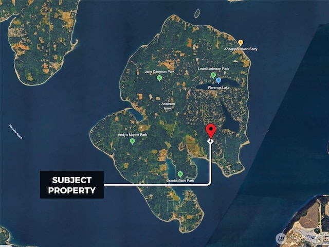 11422 Leschi Cir, Anderson Island, WA 98303 - map of property location