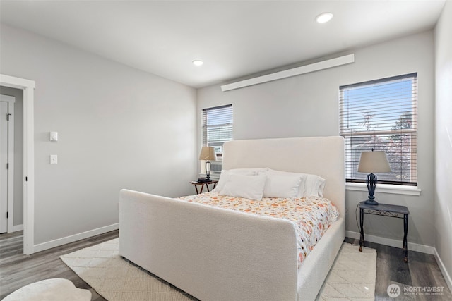 1575 Kingsley Ave, Blaine, WA 98230 - bedroom with wood finished floors and recessed lighting