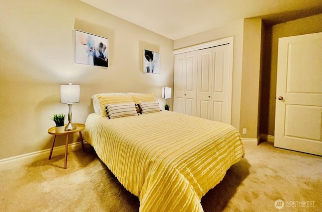 6802 156th Pl NE, Redmond, WA 98052 - bedroom with light colored carpet and a closet