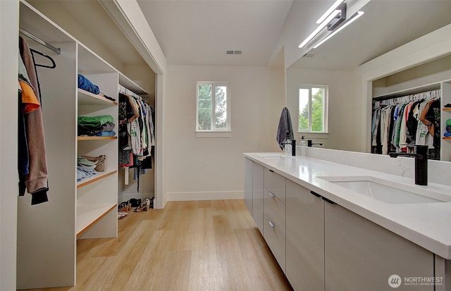 1611 NE 113th St Unit 421, Vancouver, WA 98686 - washroom featuring light wood-style floors and plenty of natural light