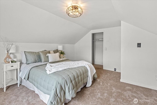 820 S Ferry St, Tacoma, WA 98405 - bedroom with carpet, lofted ceiling, and a closet