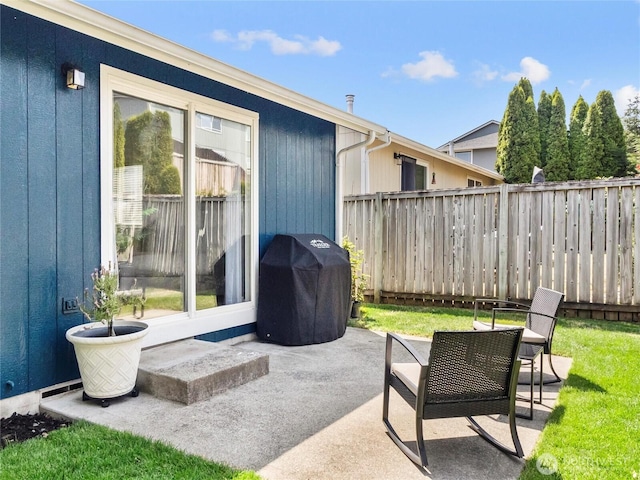 839 Avalon Ct SE, Olympia, WA 98513 - view of patio featuring grilling area