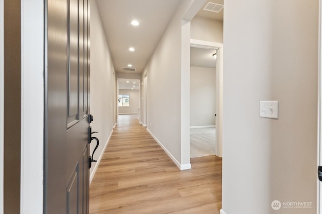 5801 SW Thornhill Ave SW Unit 323, Port Orchard, WA 98367 - hallway featuring recessed lighting and light wood-style flooring