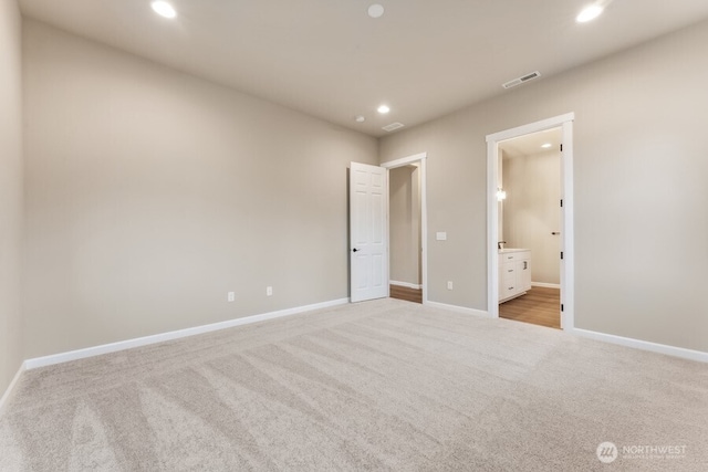 5801 SW Thornhill Ave SW Unit 323, Port Orchard, WA 98367 - unfurnished bedroom featuring carpet, recessed lighting, and connected bathroom