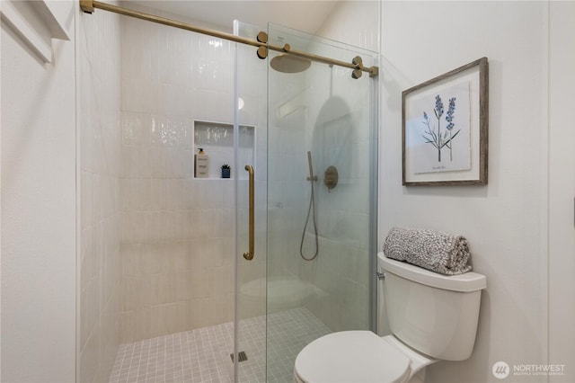 826 NE 95th St, Seattle, WA 98115 - bathroom featuring toilet and a stall shower