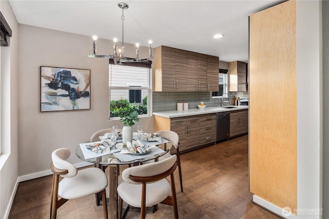 1600 11th Ave S, Seattle, WA 98134 - dining area featuring dark wood finished floors and recessed lighting