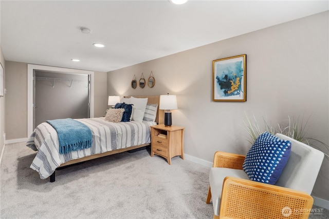 1600 11th Ave S, Seattle, WA 98134 - bedroom with carpet floors, recessed lighting, and a closet