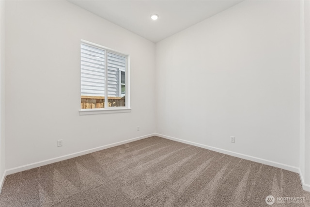 5781 SW Thornhill Ave SW Unit 324, Port Orchard, WA 98367 - empty room with carpet floors and recessed lighting