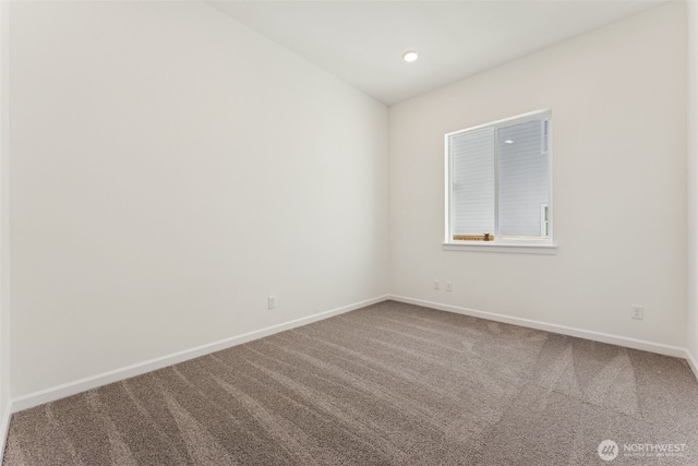5781 SW Thornhill Ave SW Unit 324, Port Orchard, WA 98367 - carpeted spare room with baseboards and recessed lighting