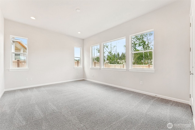 5781 SW Thornhill Ave SW Unit 324, Port Orchard, WA 98367 - unfurnished room with carpet and recessed lighting