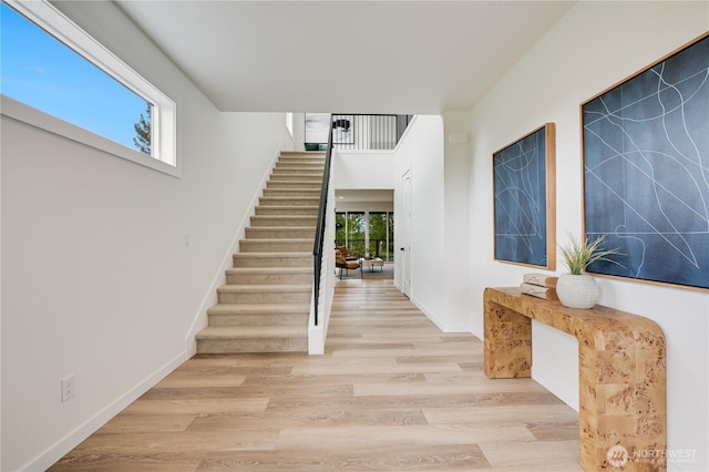 30408 SE 304th St, Auburn, WA 98038 - entrance foyer featuring stairway and light wood finished floors