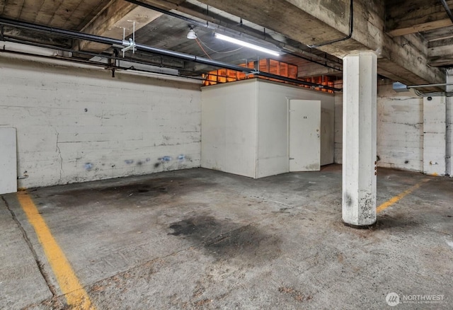 519 W Roy St Unit 211, Seattle, WA 98119 - below grade area with a garage