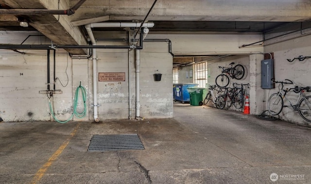 519 W Roy St Unit 211, Seattle, WA 98119 - garage featuring electric panel