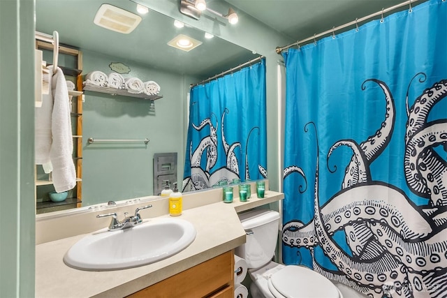 842 Washington St Unit 204, Port Townsend, WA 98368 - bathroom featuring vanity and a shower with curtain