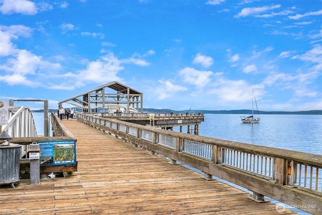 842 Washington St Unit 204, Port Townsend, WA 98368 - dock featuring a water view