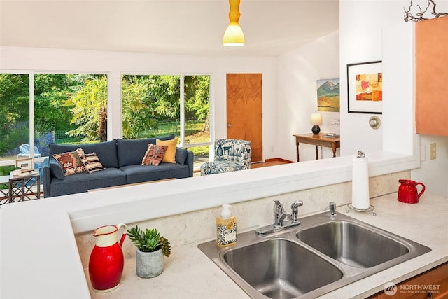 9922 SW 206th Ct, Vashon, WA 98070 - kitchen featuring healthy amount of natural light and light countertops