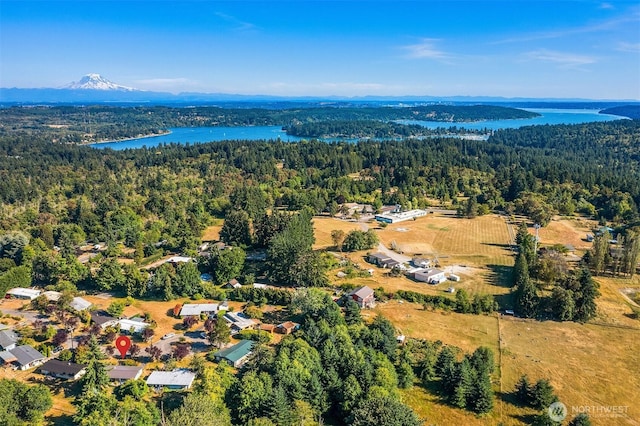 9922 SW 206th Ct, Vashon, WA 98070 - view of property location featuring a water and mountain view