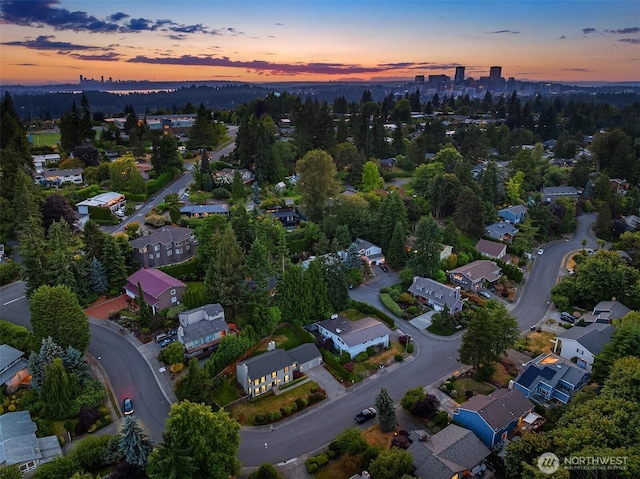 12810 SE 22nd Pl, Bellevue, WA 98005 - aerial view of property's location featuring nearby suburban area
