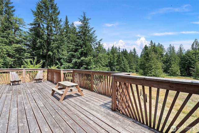 6511 Canyon Ct SW, Olympia, WA 98512 - view of wooden deck