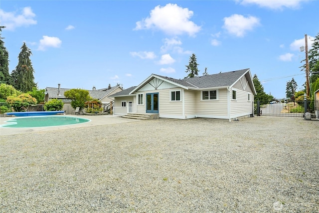 832 Birch St, Edmonds, WA 98020 - back of house with a patio area and french doors