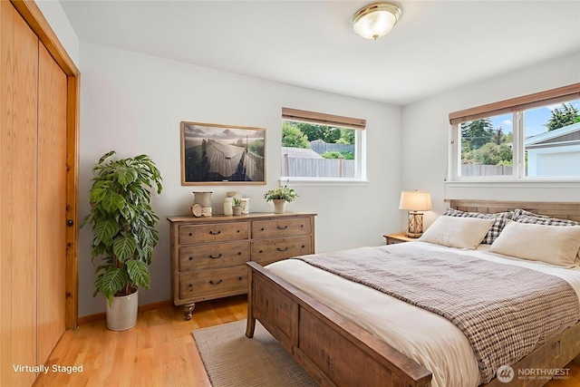 832 Birch St, Edmonds, WA 98020 - bedroom featuring multiple windows and light wood finished floors