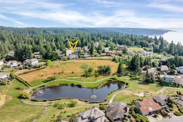 14007 65th Pl W, Edmonds, WA 98026 - aerial perspective of suburban area featuring a large body of water