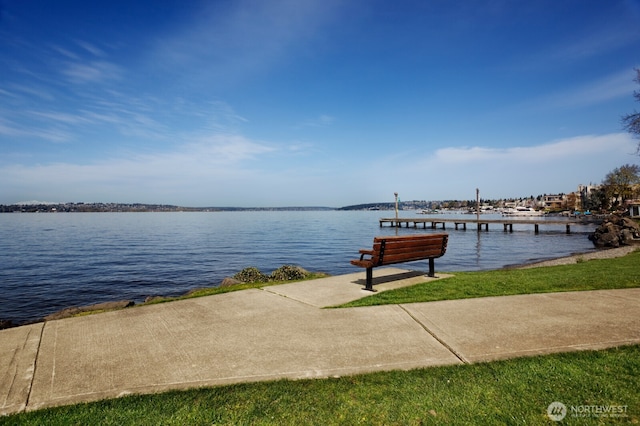 12200 100th Ave NE Unit N-D, Kirkland, WA 98034 - dock area with a water view and a boat ramp