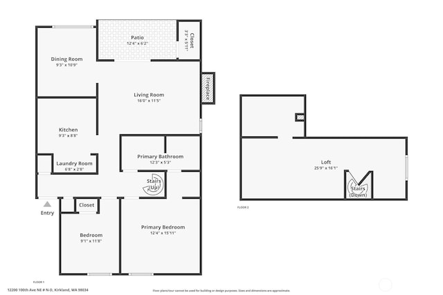 12200 100th Ave NE Unit N-D, Kirkland, WA 98034 - view of property floor plan