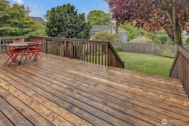 2611 9th Ave W, Seattle, WA 98119 - deck with a fenced backyard and outdoor dining area