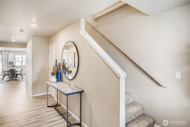 19707 140th Avenue Ct E, Graham, WA 98338 - staircase with wood finished floors and recessed lighting