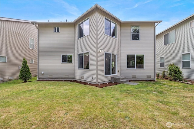 33036 42nd Ave S, Federal Way, WA 98001 - back of property featuring a lawn and crawl space