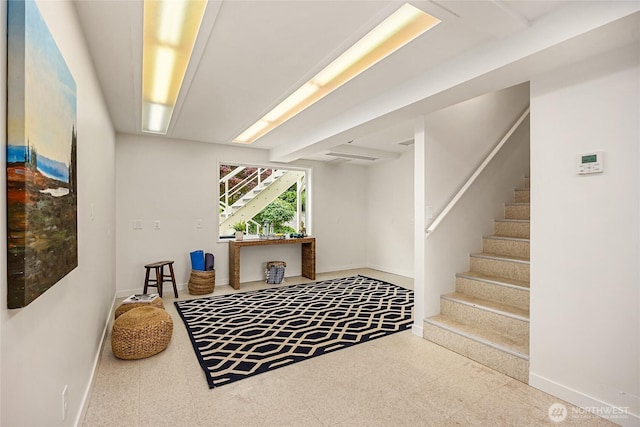 11665 NE Sunset Loop, Bainbridge Island, WA 98110 - interior space with tile patterned floors and stairway