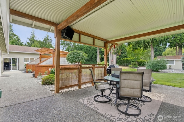 16116 4th Ave NW, Arlington, WA 98223 - view of patio / terrace with outdoor dining area and area for grilling