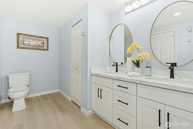 17426 Bothell Way NE Unit A105, Bothell, WA 98011 - full bath with double vanity and wood finished floors
