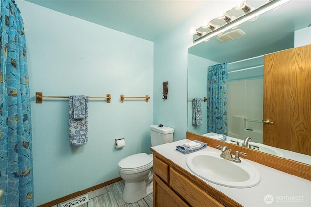 1890 Edgewood Dr, Camano Island, WA 98282 - bathroom with vanity and a shower with curtain
