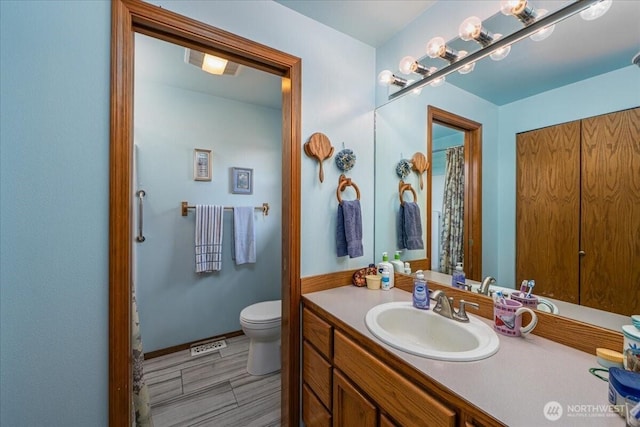 1890 Edgewood Dr, Camano Island, WA 98282 - bathroom featuring toilet and vanity