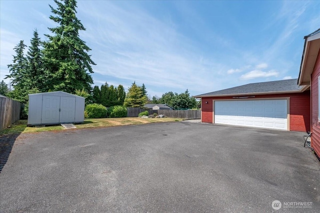 1890 Edgewood Dr, Camano Island, WA 98282 - garage featuring a storage shed